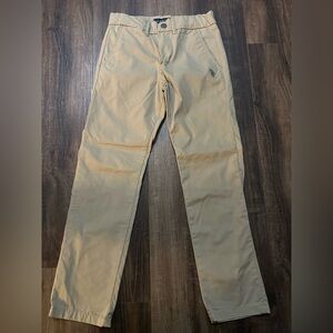 Polo Ralph Lauren Boys Chino Dress Pants Size 8 Beige Preppy Khaki